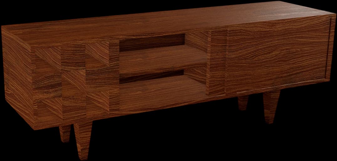 Wood Media Table