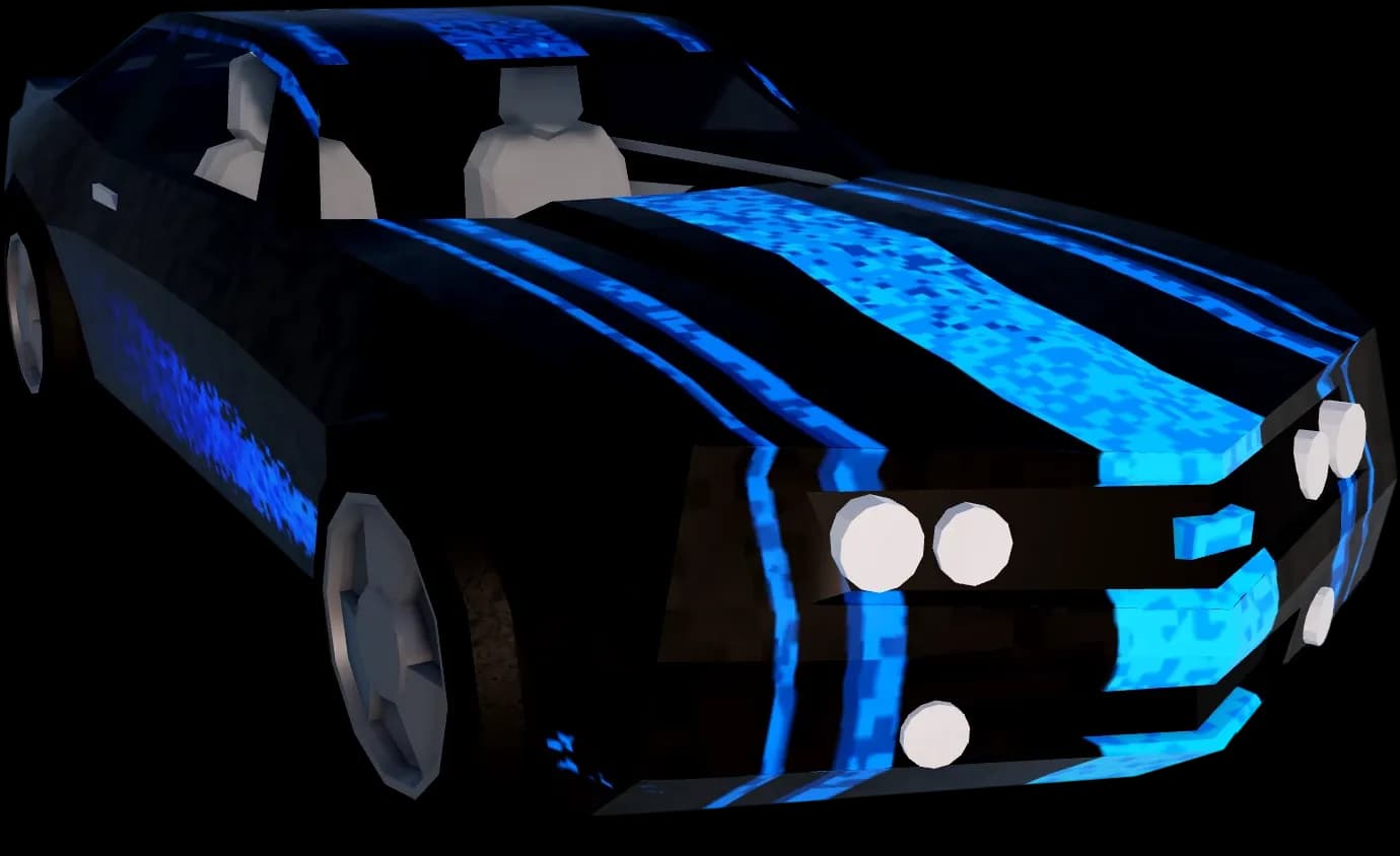 Blue Pixel Racer